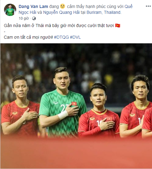 Các cầu thủ Việt Nam chia sẻ cảm xúc sau chiến thắng Thái Lan