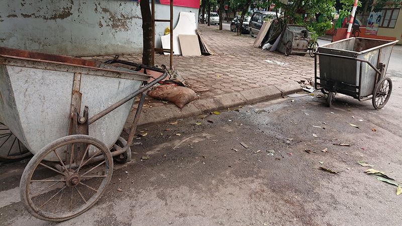 Hà Nội: Bãi rác bao vây trường học tại Khu Đô thị Mỹ Đình 1 đã bị dẹp nhưng vẫn còn nguy cơ tái phát