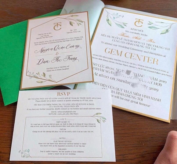 Đàm Thu Trang đưa ra yêu cầu khắt khe với khách mời dự tiệc cưới