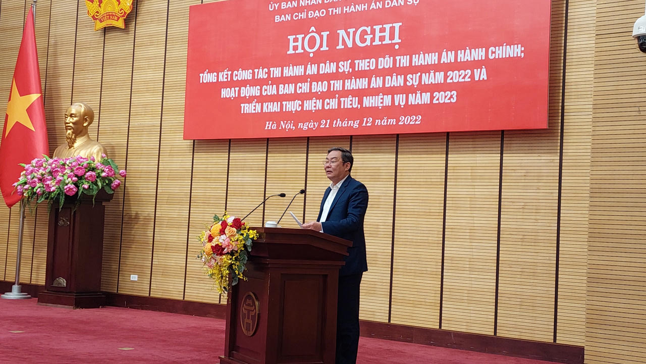 Thi hành án dân sự Hà Nội: Tăng cường lãnh đạo, chỉ đạo sâu sát, quyết liệt, hướng về cơ sở 