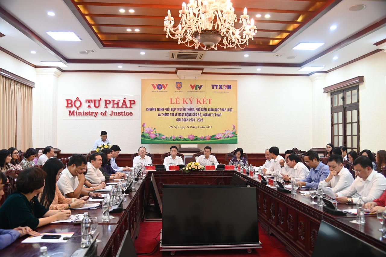 Phối hợp chặt chẽ, hiệu quả trong công tác truyền thông về hoạt động của Bộ, ngành Tư pháp 