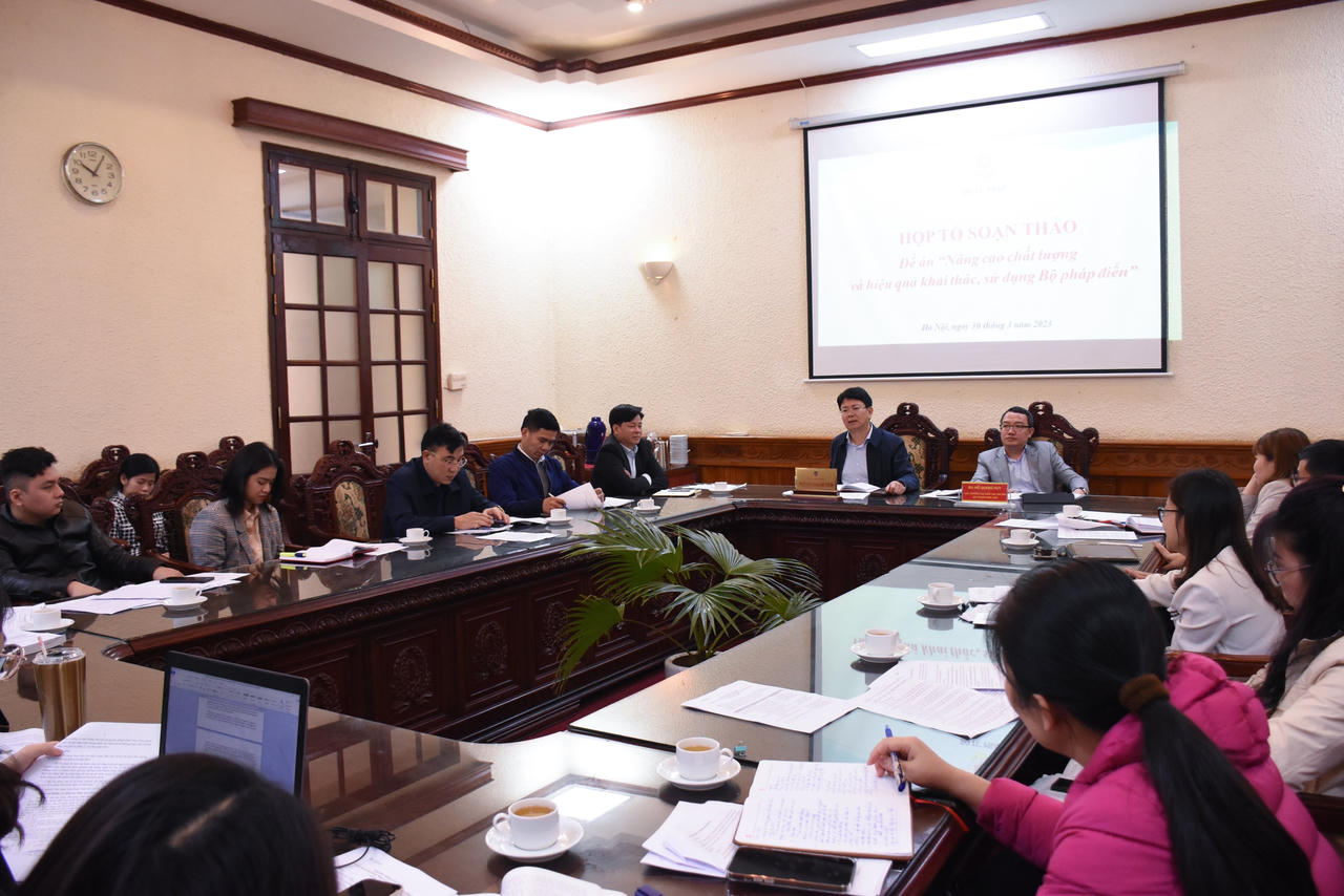 Nâng cao chất lượng và giá trị Bộ Pháp điển