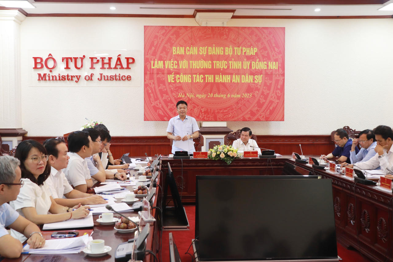 Đồng Nai: Tiếp tục quan tâm sát sao tới công tác thi hành án dân sự 