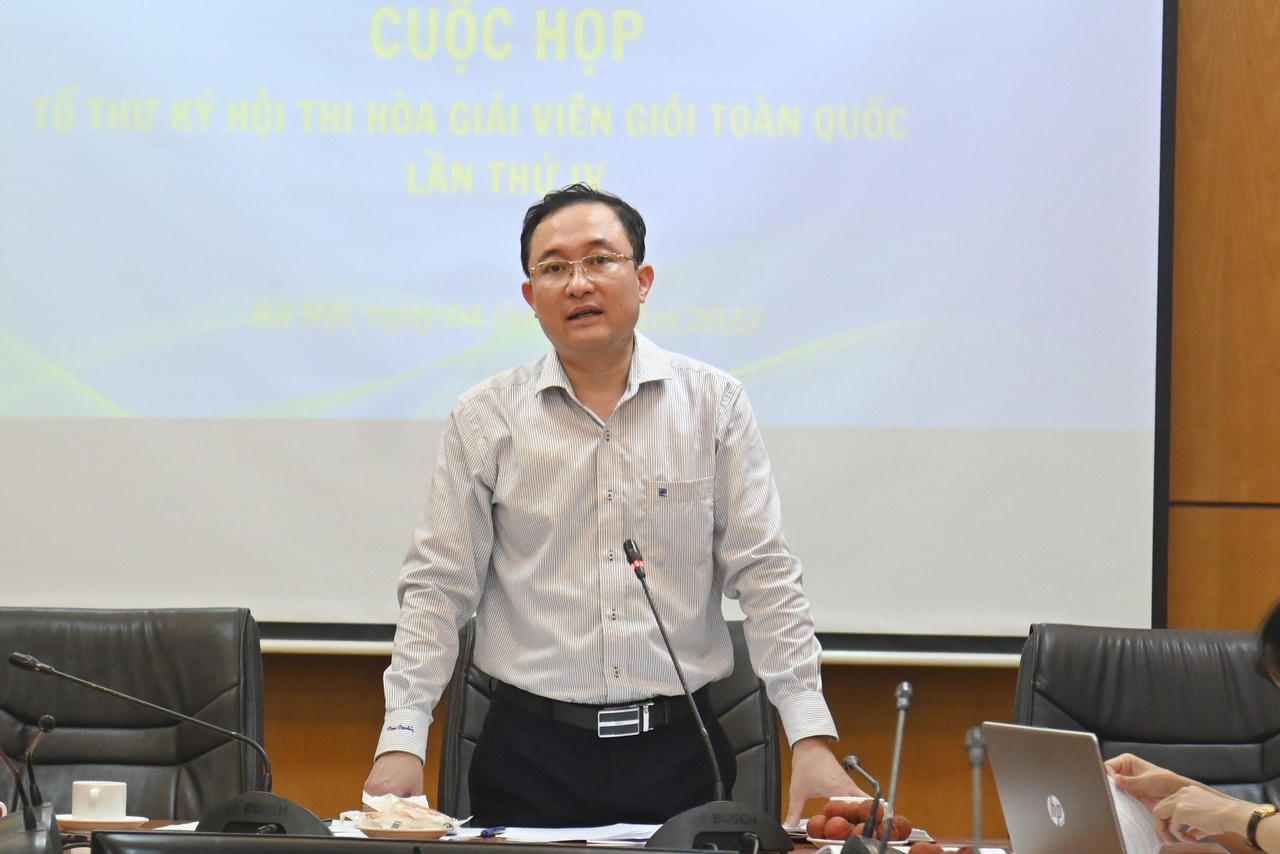 Chuẩn bị chu đáo để tổ chức thành công Hội thi Hòa giải viên giỏi toàn quốc lần IV 