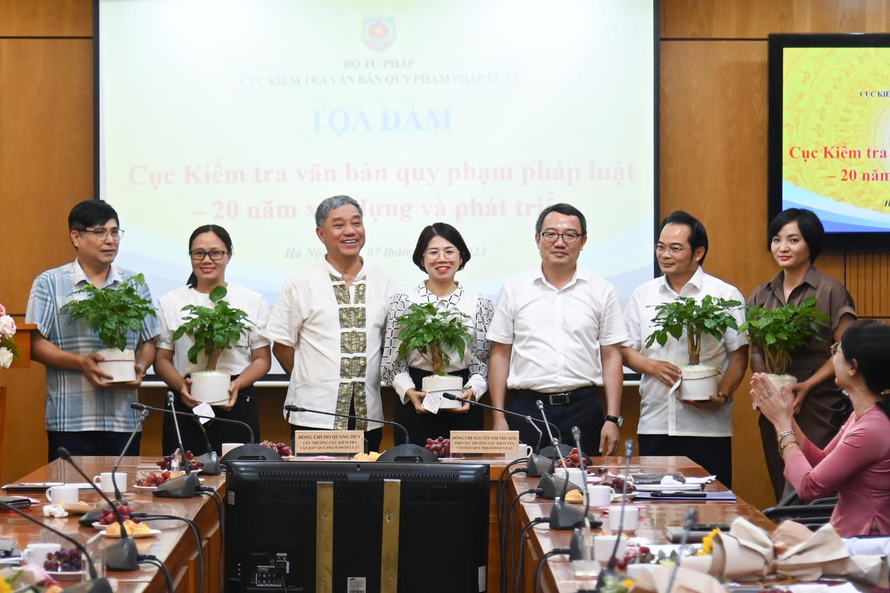 Cục Kiểm tra văn bản quy phạm pháp luật – 20 năm xây dựng và phát triển