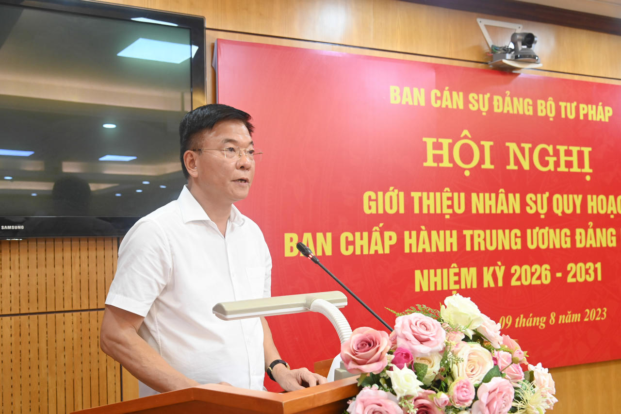 Bộ Tư pháp giới thiệu nhân sự quy hoạch Ban Chấp hành Trung ương Đảng khóa XIV nhiệm kỳ 2026-2031 
