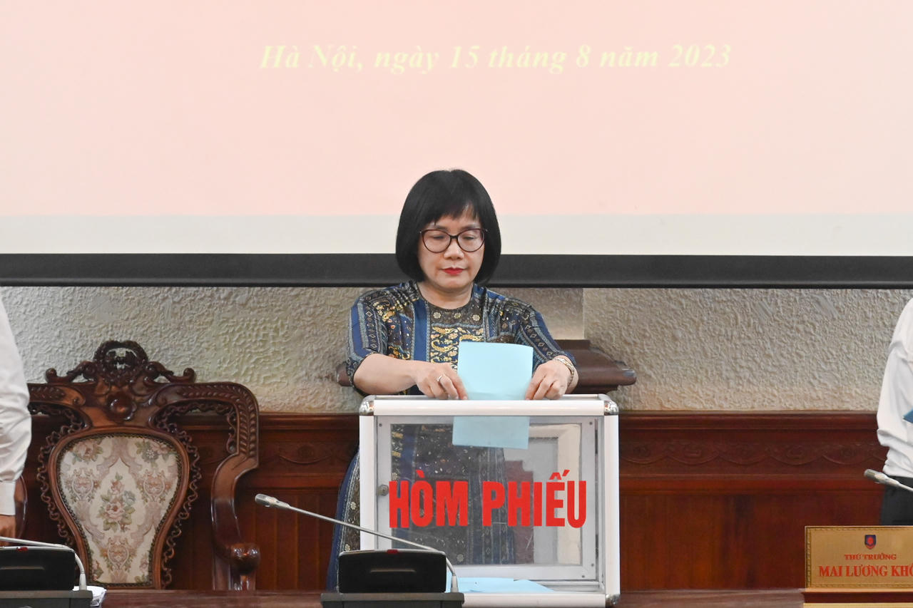 Bộ Tư pháp lấy phiếu tín nhiệm giữa nhiệm kỳ 2021-2026 đối với lãnh đạo Bộ 