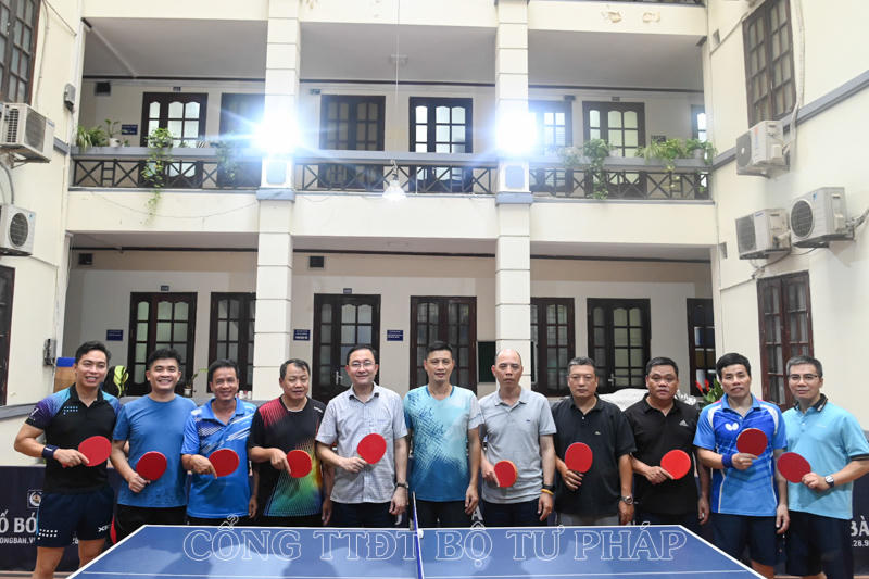 Thi đấu thể thao nhân kỷ niệm 78 năm Ngày truyền thống ngành Tư pháp Việt Nam