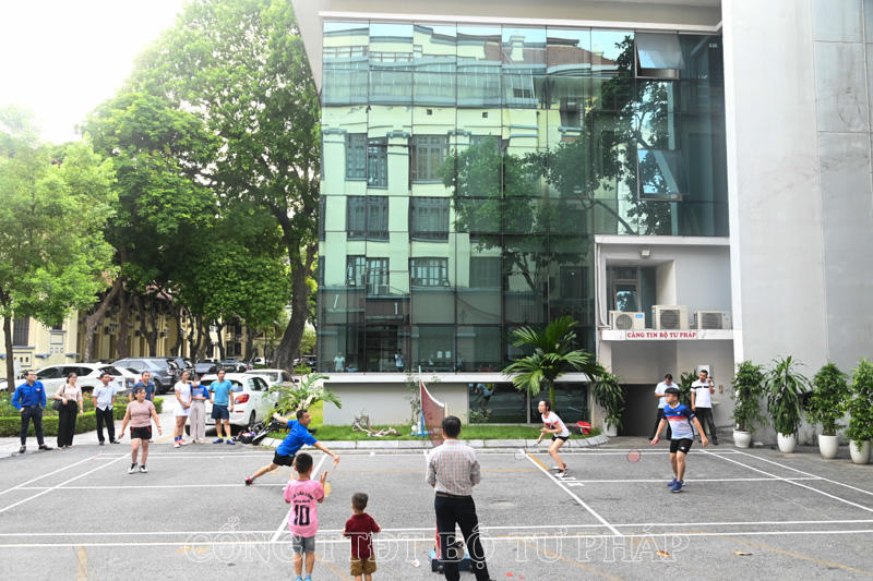 Thi đấu thể thao nhân kỷ niệm 78 năm Ngày truyền thống ngành Tư pháp Việt Nam