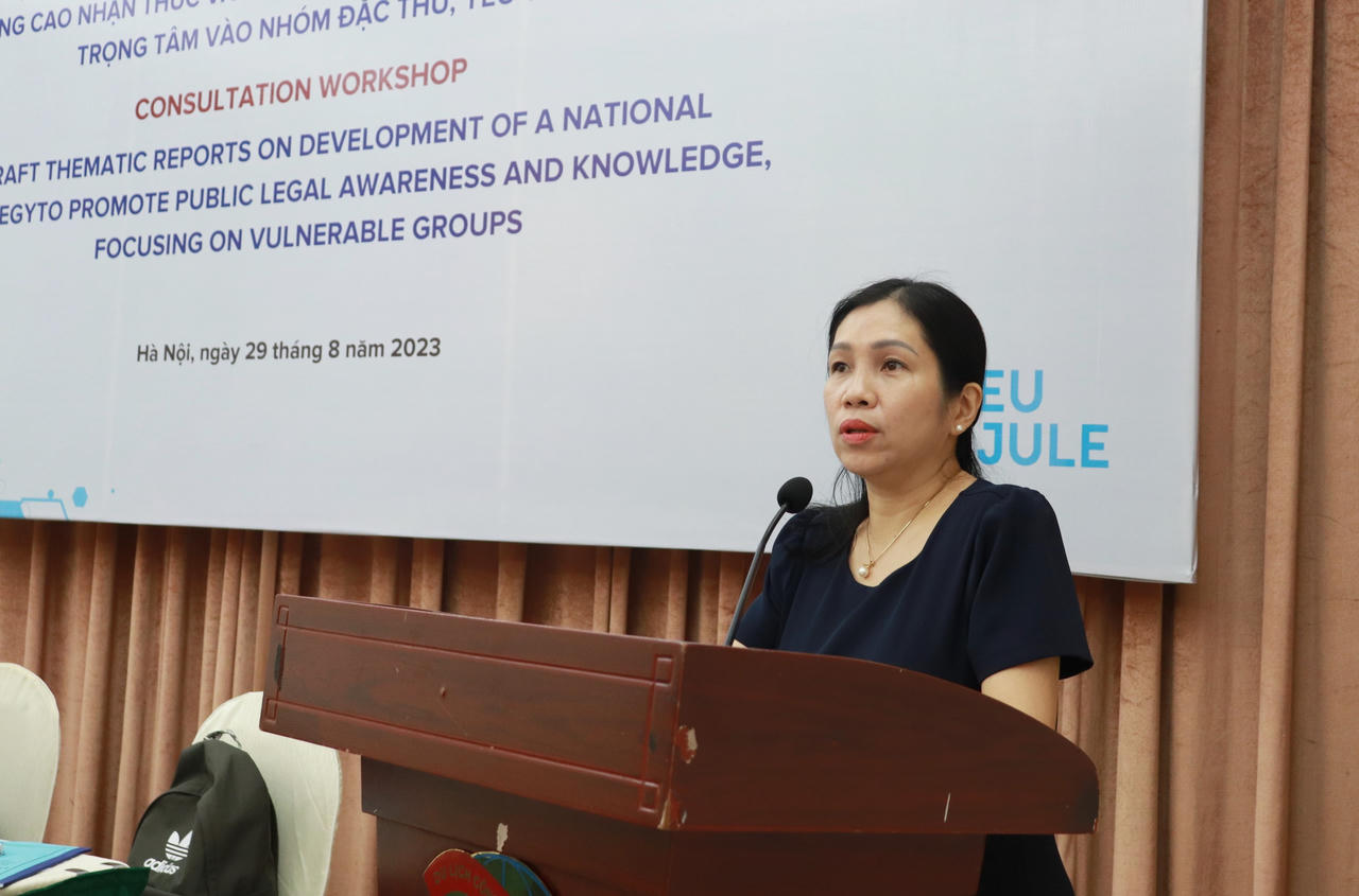 Nâng cao nhận thức, hiểu biết pháp luật cho nhóm đặc thù, yếu thế 