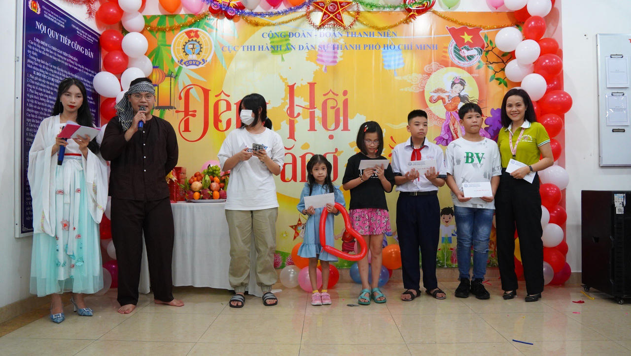 Cục THADS TP.Hồ Chí Minh tổ chức Tết Trung thu cho các cháu thiếu nhi