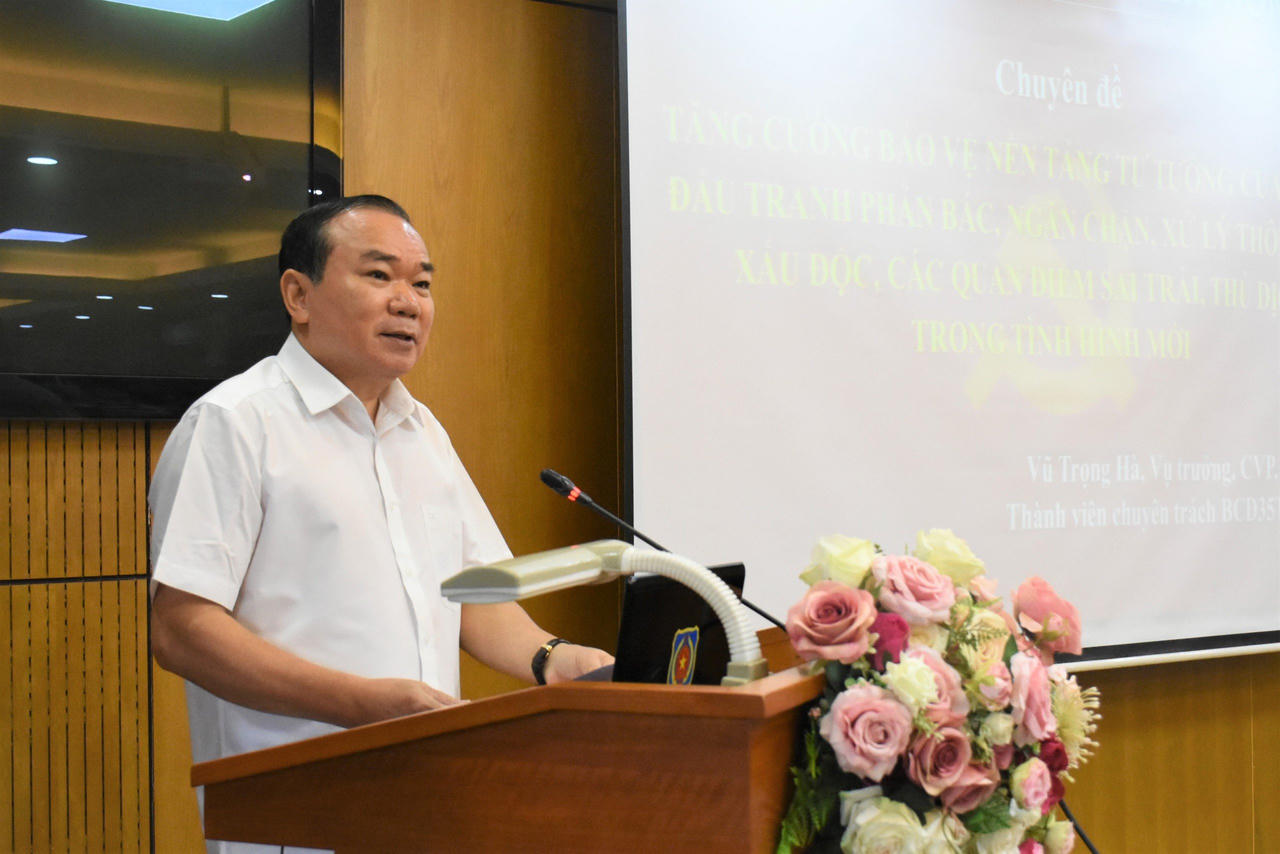 Bộ Tư pháp tập huấn nghiệp vụ công tác bảo vệ nền tảng tư tưởng của Đảng 