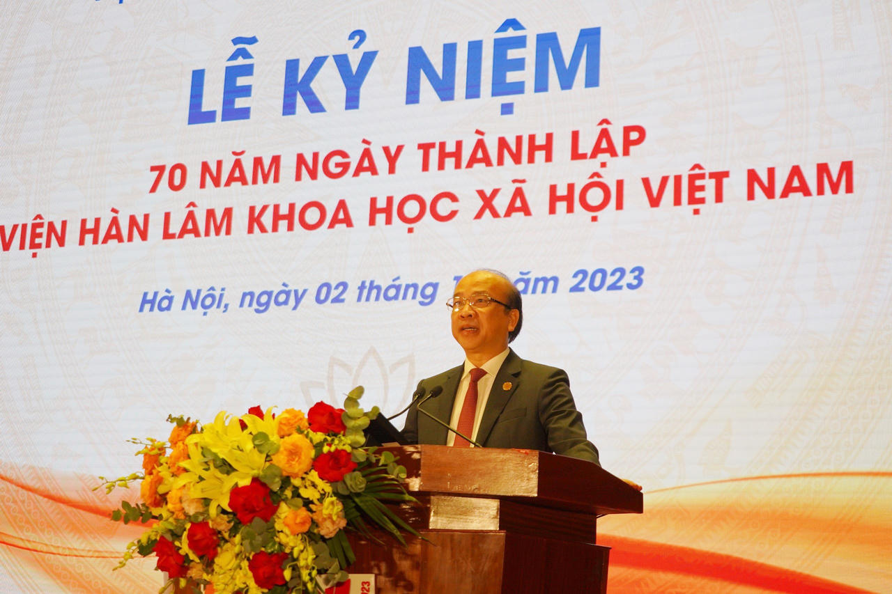 Phát triển Viện Hàn lâm Khoa học xã hội thành cơ sở đào tạo, nghiên cứu trọng điểm, ngang tầm các nước tiên tiến 