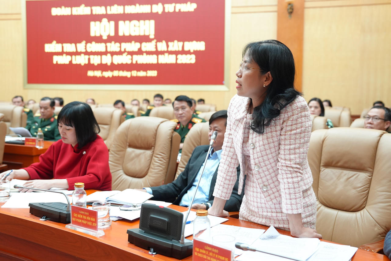 Bộ Quốc phòng: Triển khai toàn diện, hiệu quả các mặt công tác pháp chế 