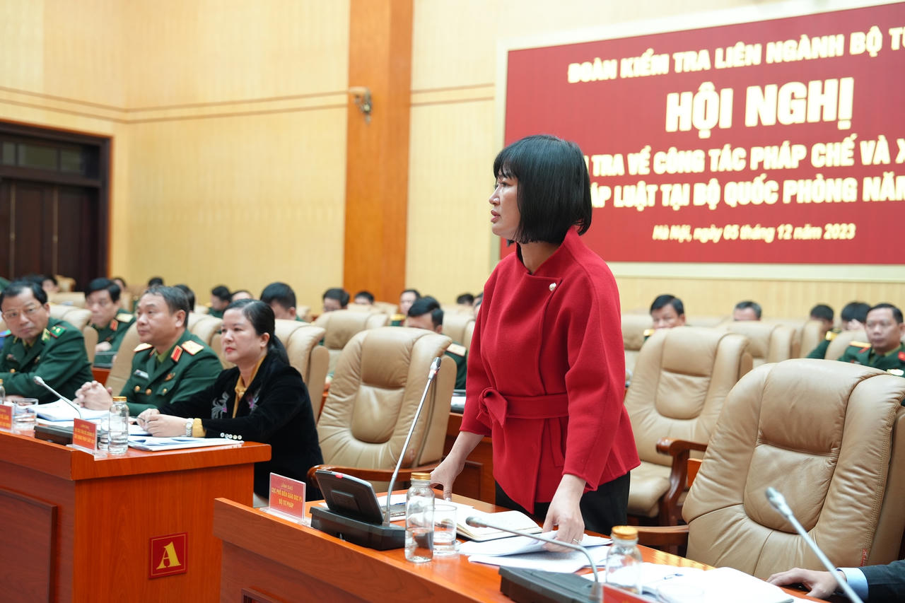 Bộ Quốc phòng: Triển khai toàn diện, hiệu quả các mặt công tác pháp chế 