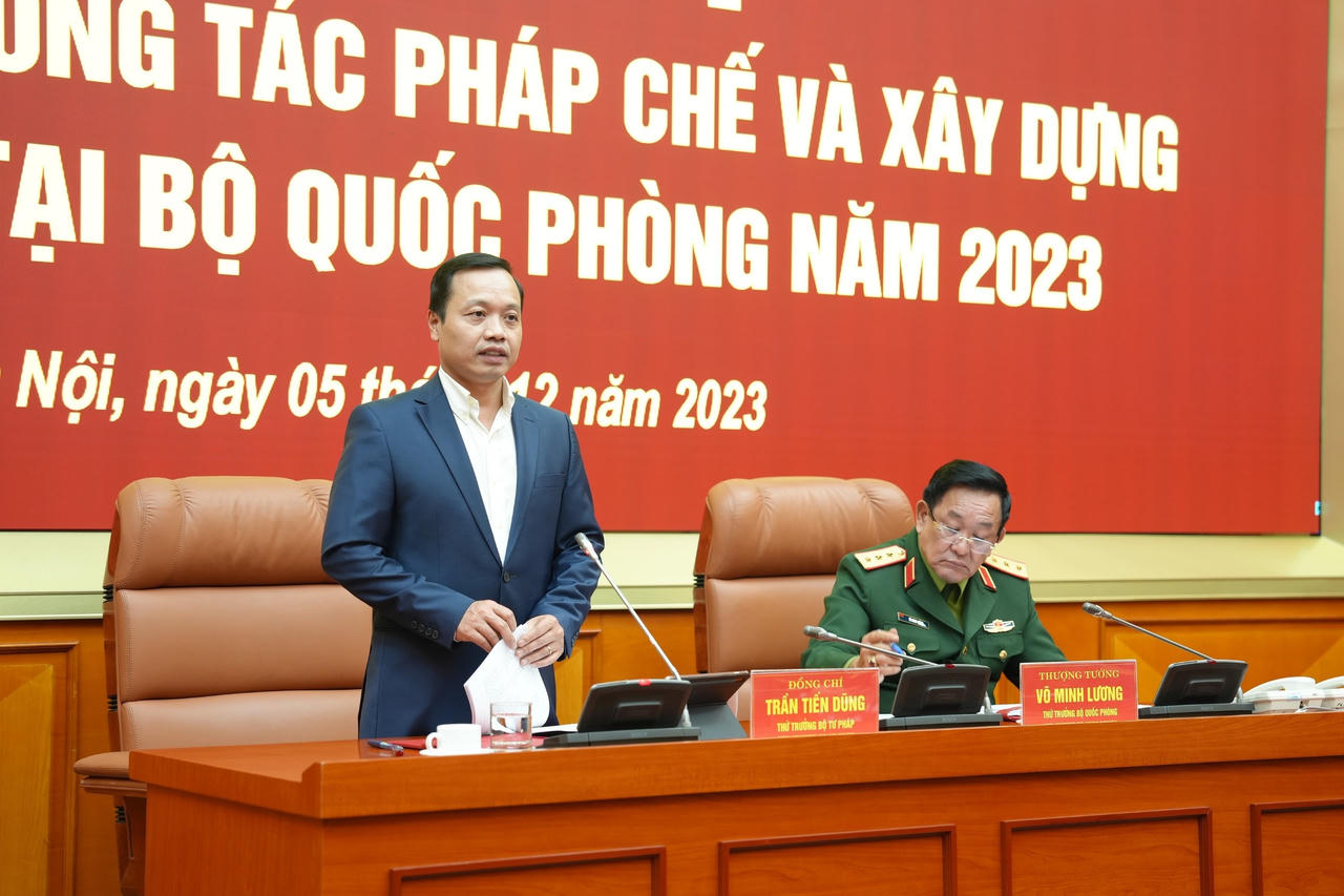 Bộ Quốc phòng: Triển khai toàn diện, hiệu quả các mặt công tác pháp chế 