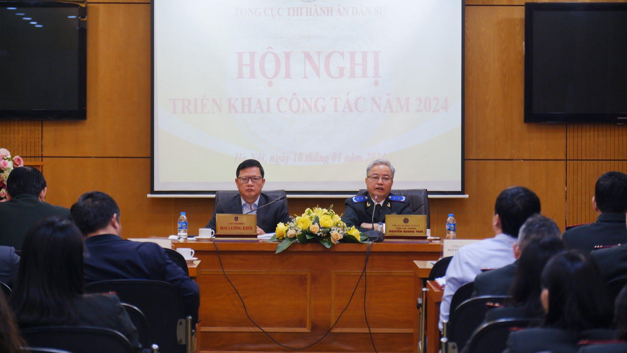 Tổng cục Thi hành án dân sự: Tiếp tục đẩy mạnh phương châm hướng về cơ sở 