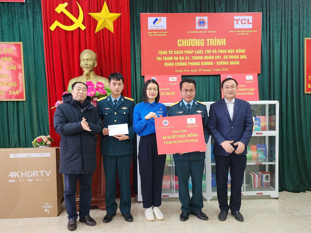 Cục Phổ biến, giáo dục pháp luật tổ chức thành công các hoạt động thiện nguyện tại tỉnh Lạng Sơn 