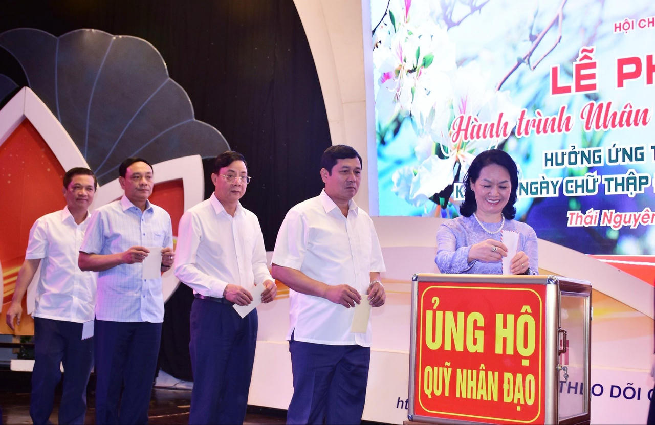 Thái Nguyên: Lễ phát động “Hành trình nhân đạo - Trao nhận yêu thương”