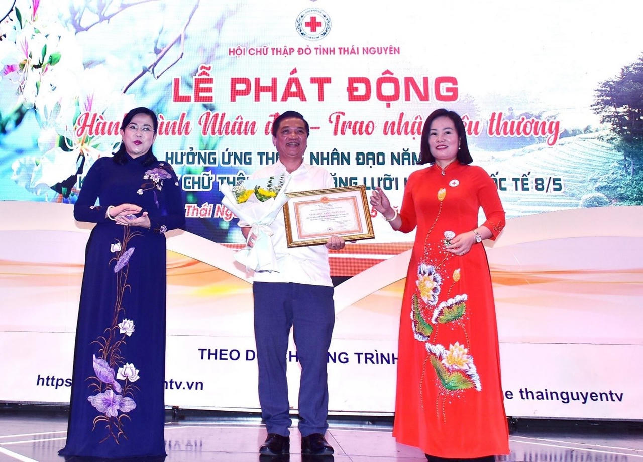 Thái Nguyên: Lễ phát động “Hành trình nhân đạo - Trao nhận yêu thương”