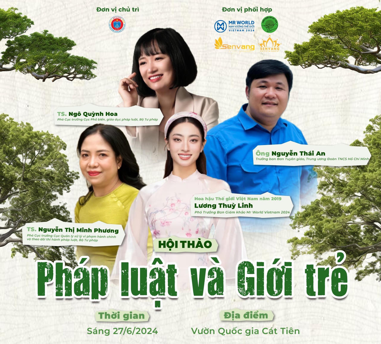 Cục Phổ biến, giáo dục pháp luật tổ chức Hội thảo “Pháp luật và Giới trẻ” tại Vườn Quốc gia Cát Tiên