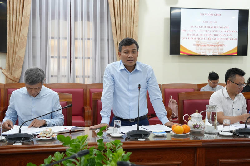 Bộ Ngoại giao: Tăng cường các nguồn lực cho công tác pháp chế 