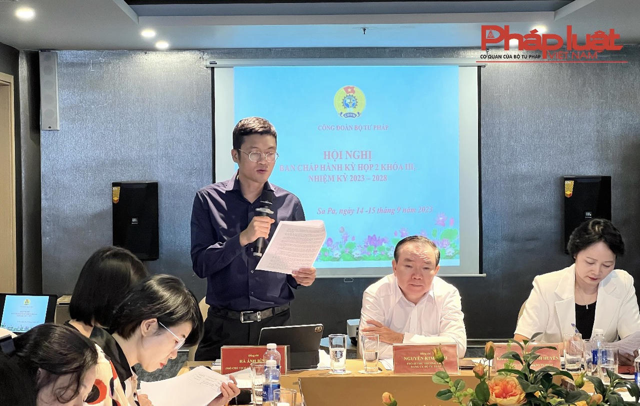 Hội nghị Ban Chấp hành Công đoàn Bộ Tư pháp thông qua nhiều nội dung quan trọng