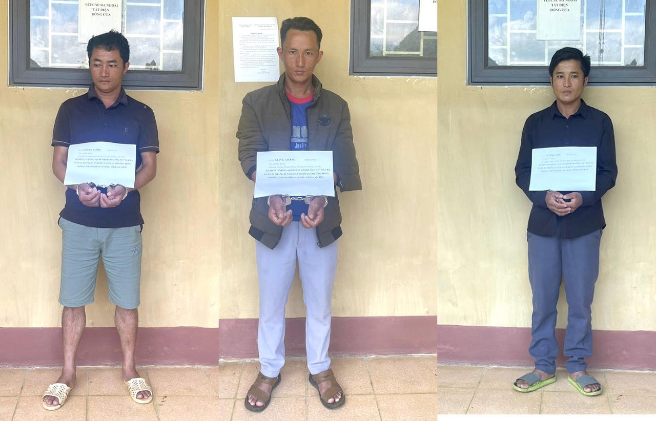 Lai Châu: Bắt 3 đối tượng chống người thi hành công vụ