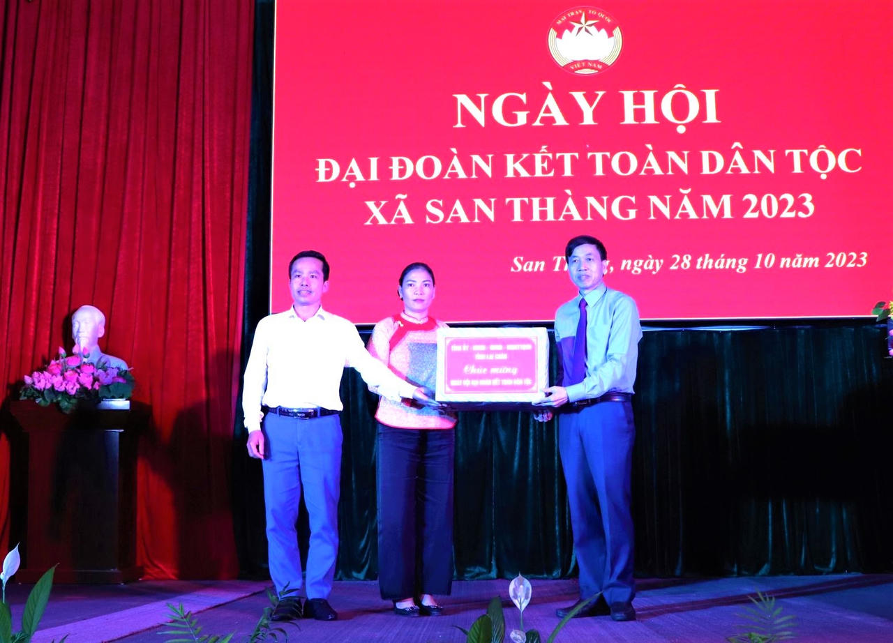 Lai Châu tổ chức Ngày hội Đại đoàn kết toàn dân tộc năm 2023 tại xã San Thàng