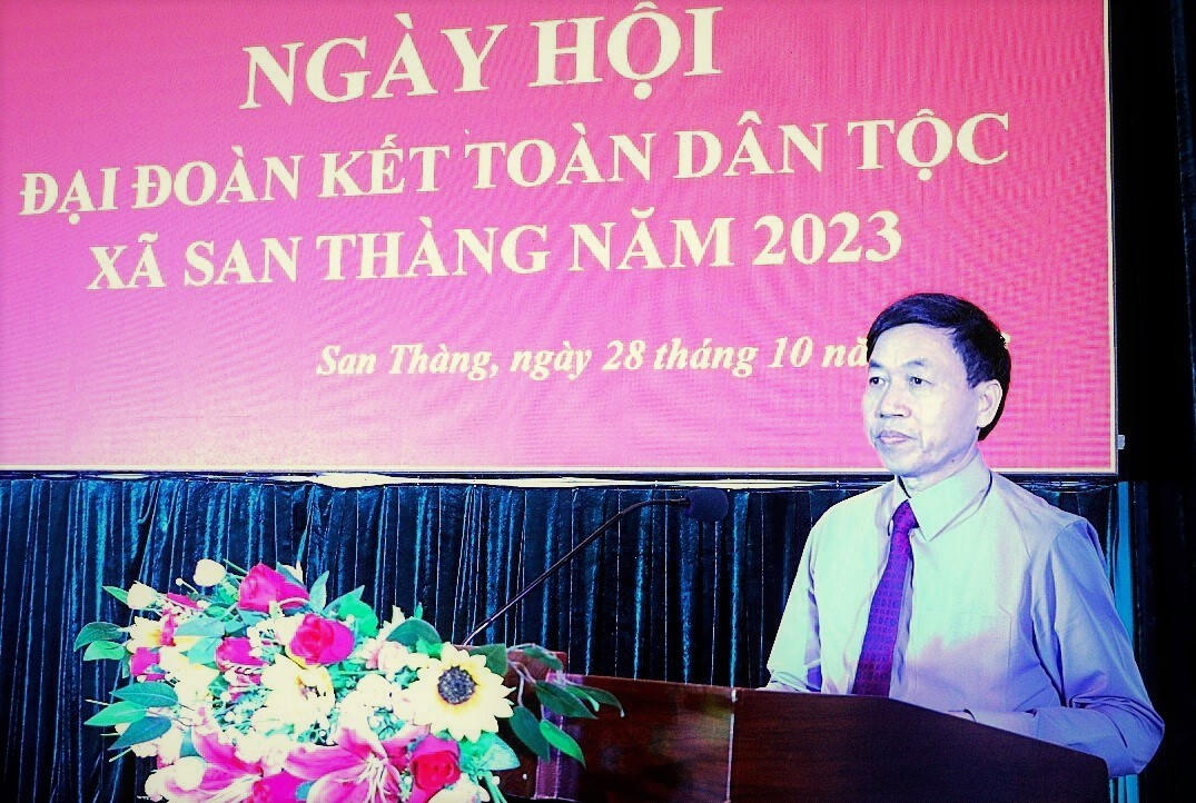 Lai Châu tổ chức Ngày hội Đại đoàn kết toàn dân tộc năm 2023 tại xã San Thàng
