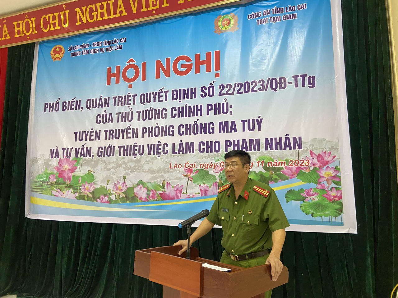 Lào Cai: Tuyên truyền Luật phòng, chống ma tuý và tư vấn, giới thiệu việc làm cho phạm nhân