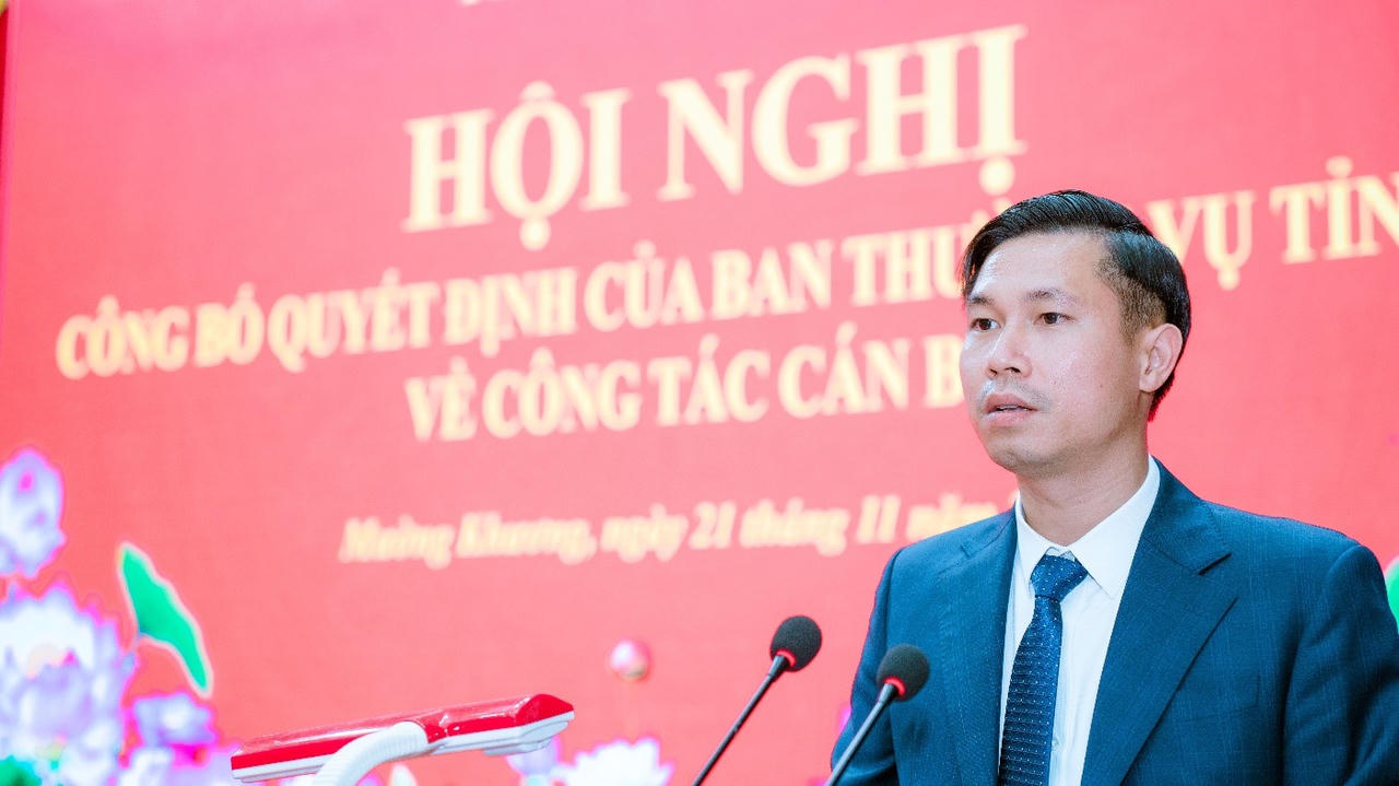 Ông Nguyễn Trọng Huân làm Phó Bí thư huyện Mường Khương 