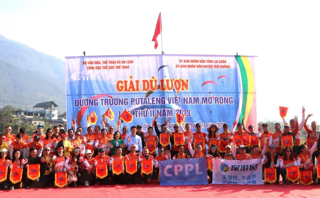 Khai mạc Giải Dù lượn đường trường PuTaLeng mở rộng lần thứ II năm 2023