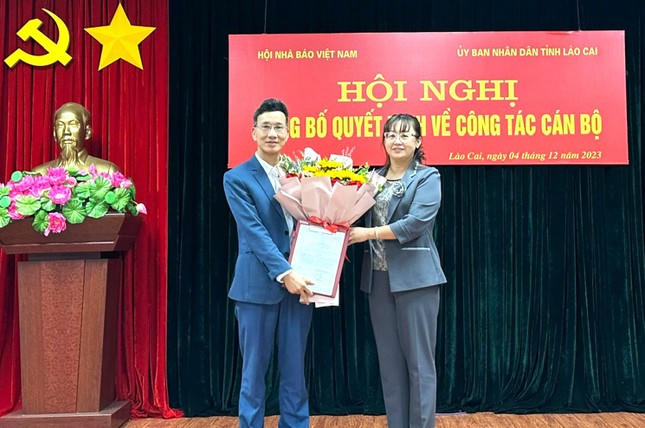 Ông Lê Trường Giang được bầu làm chủ tịch Hội nhà báo tỉnh Lào Cai