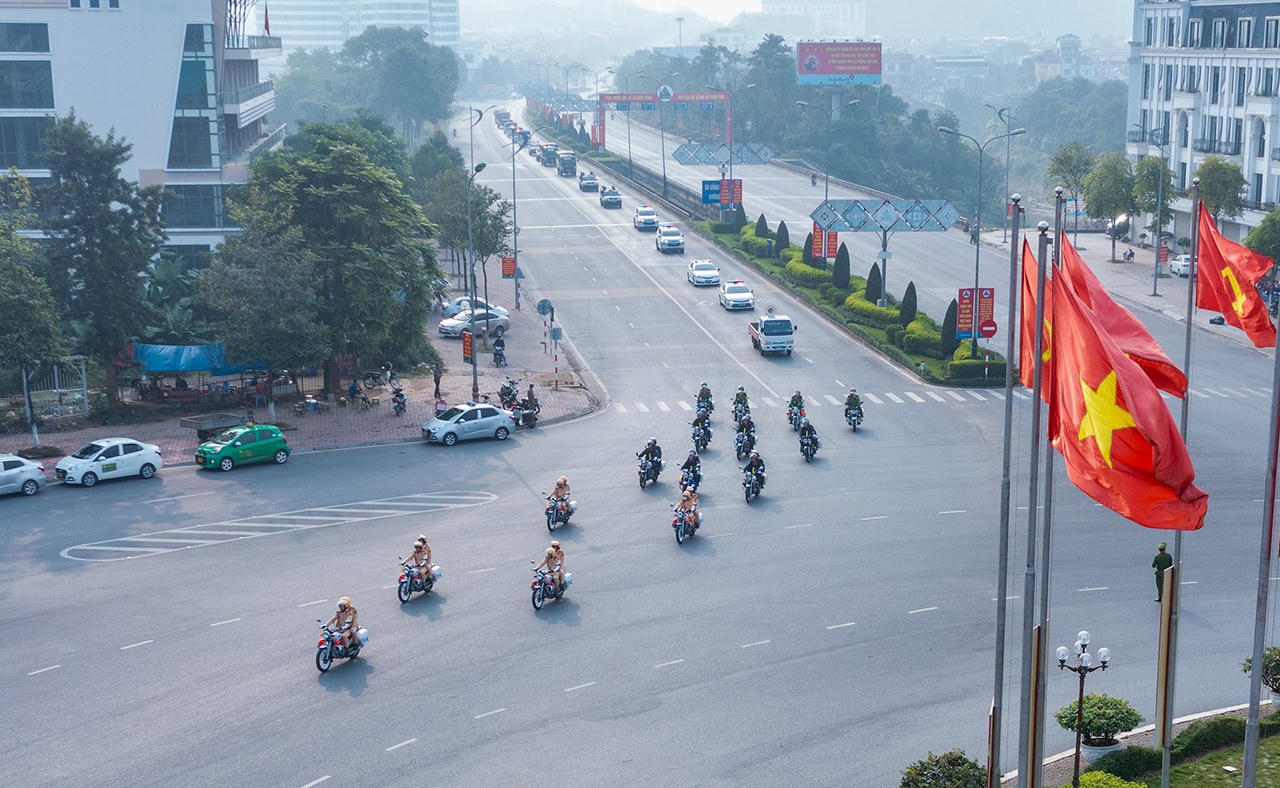 Công an tỉnh Lào Cai ra quân thực hiện cao điểm trấn áp tội phạm dịp Tết Nguyên Đán 2024