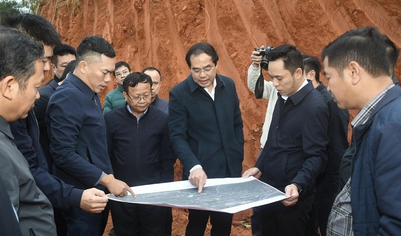 Chủ tịch tỉnh Lào Cai làm việc với huyện Bát Xát về công tác GPMB và giải ngân vốn đầu tư công