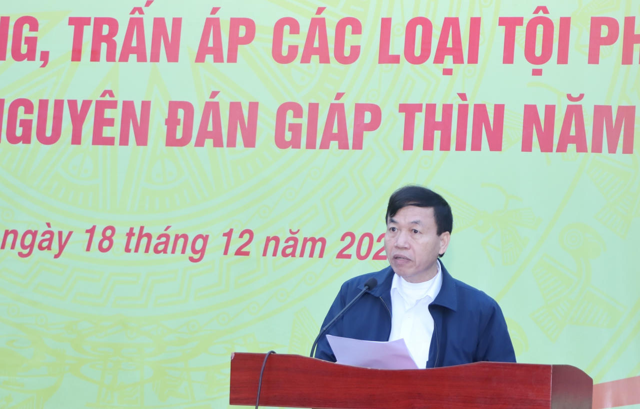 Các địa phương đồng loạt ra quân trấn áp tội phạm dịp Tết Nguyên đán