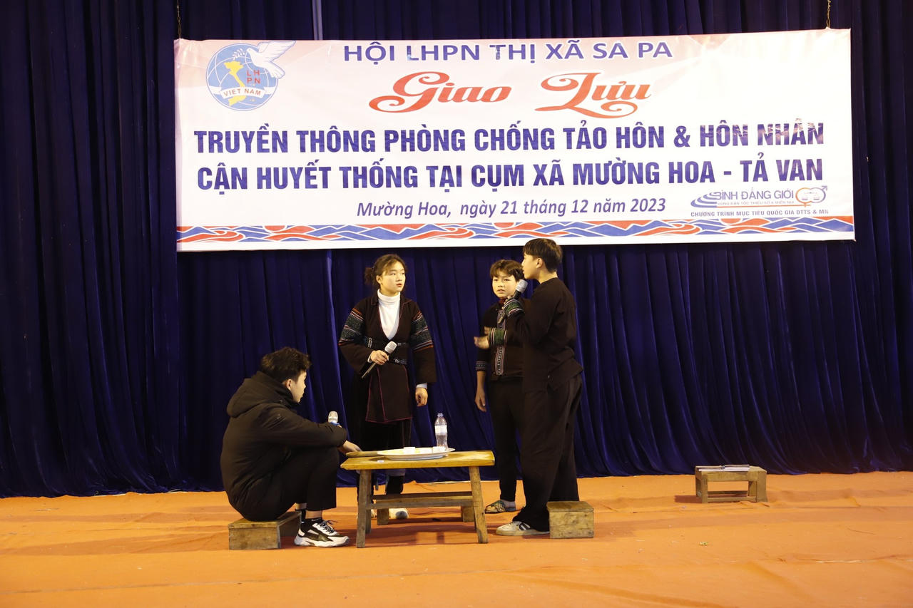 Truyên truyền phòng chống tảo hôn, hôn nhân cận huyết thống trong vùng đồng bào dân tộc thiểu số