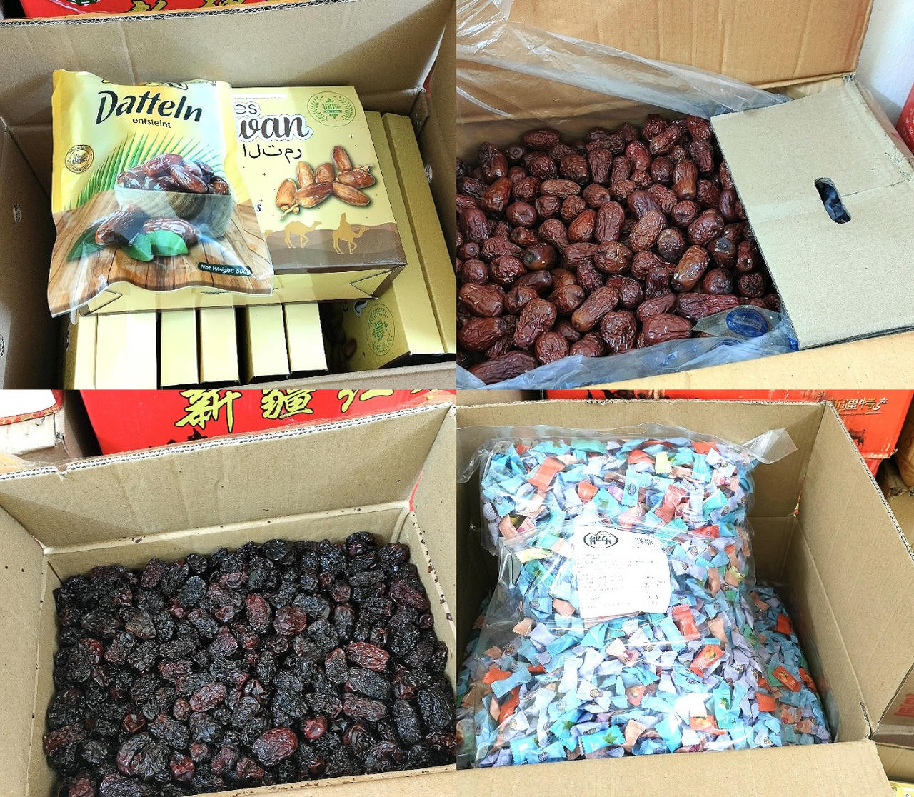 Lào Cai: Tạm giữ 48 thùng carton trái cây, kẹo trái cây không có nguồn gốc, xuất xứ