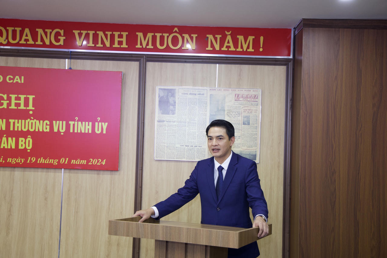 Báo Lào Cai có tân Tổng Biên tập