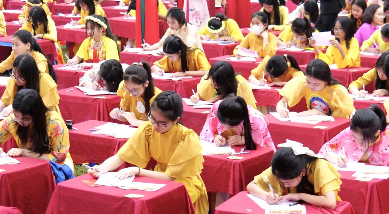 Nét đẹp văn hóa khai bút đầu xuân tại các địa phương