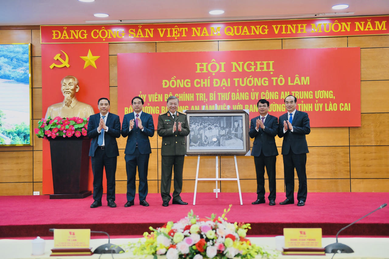 Đại tướng Tô Lâm, Bộ trưởng Bộ Công an thăm và làm việc tại tỉnh Lào Cai