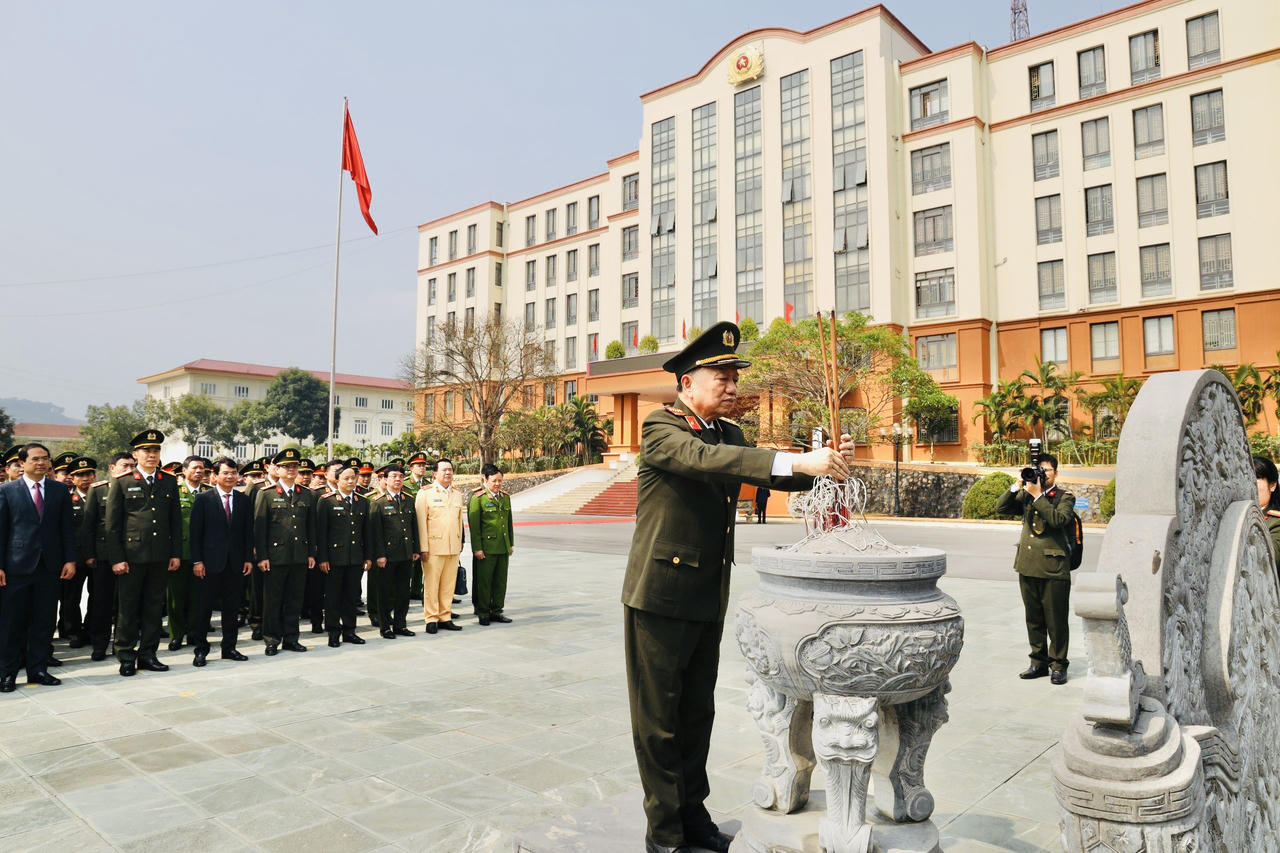 Đại tướng Tô Lâm, Bộ trưởng Bộ Công an thăm và làm việc tại tỉnh Lào Cai