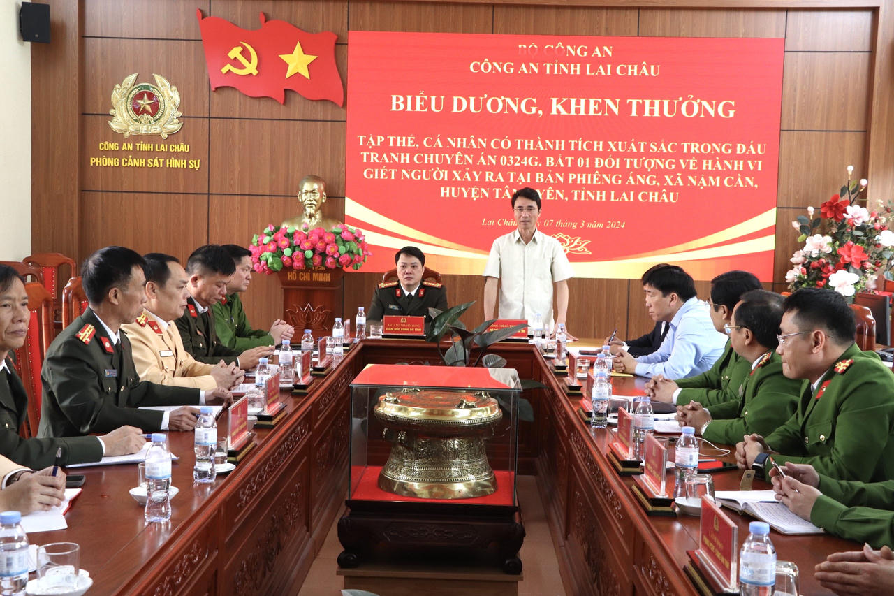 Biểu dương Ban Chuyên án bắt giữ nghi phạm giết người tại huyện Tân Uyên 