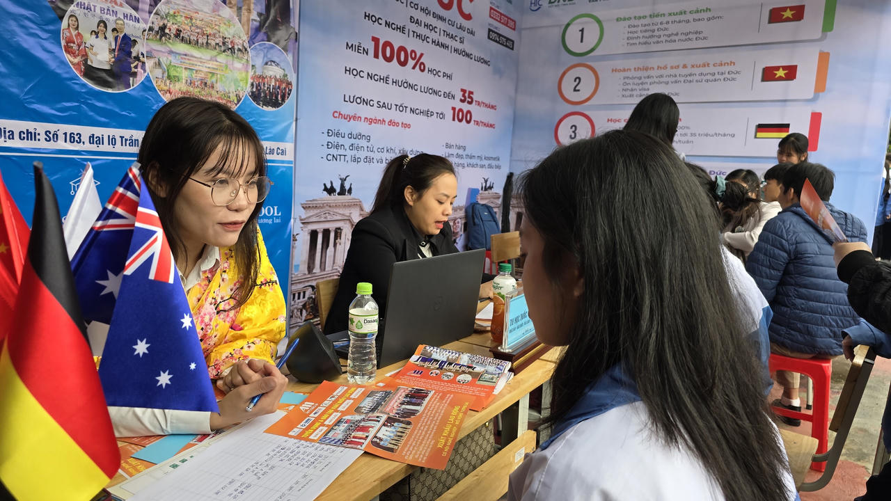 Lào Cai tổ chức Ngày hội Tư vấn hướng nghiệp, phân luồng năm 2024