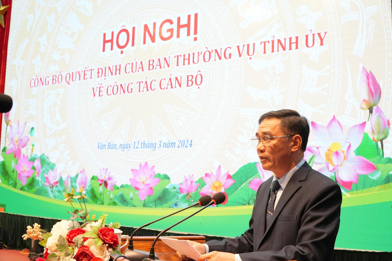 Ông Nguyễn Anh Chuyên làm Bí thư huyện ủy Văn Bàn (Lào Cai)