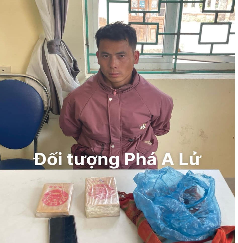 Lai Châu: Liên tiếp phá các vụ án ma túy, bắt 4 đối tượng, thu giữ hơn 7 bán Heroin