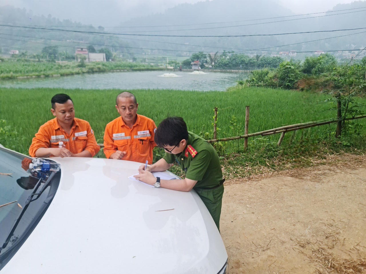 Trộm cắp hàng chục nghìn số điện để nuôi cá