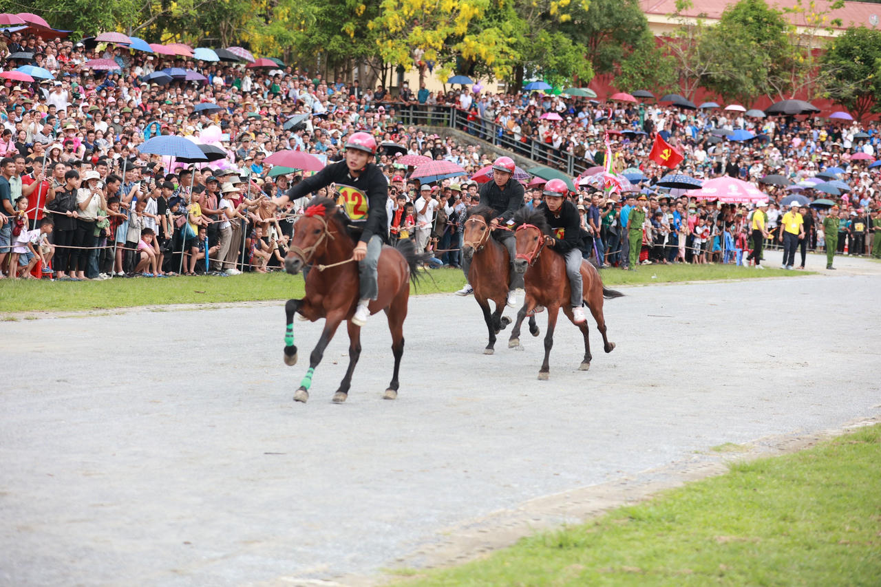 Nài ngựa huyện Bát Xát giành ngôi cao nhất tại Giải đua ngựa truyền thống Bắc Hà 2024
