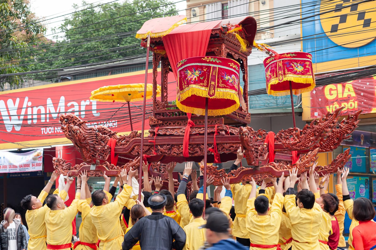 Lễ rước kiệu hội đền Tam Tổng - Tín ngưỡng văn hóa lưu truyền ngàn đời